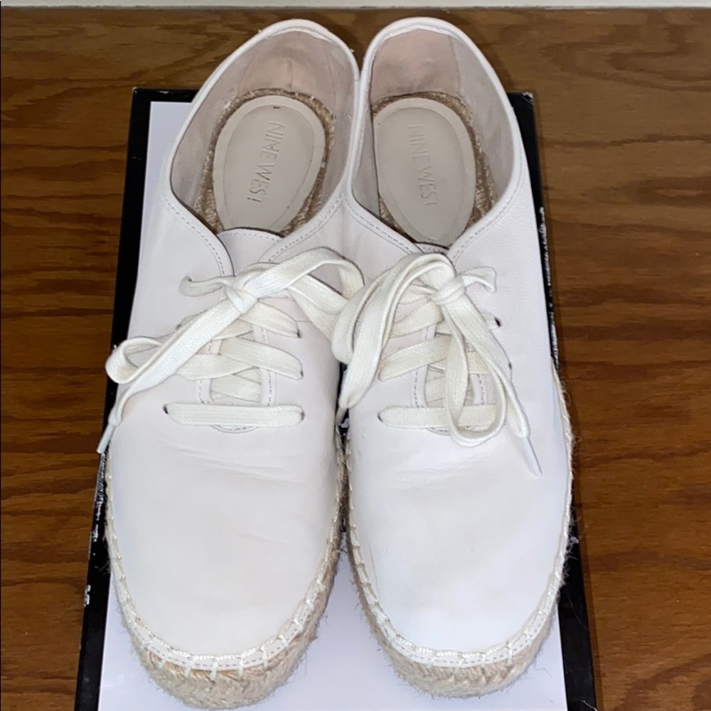 Lace up espadrilles